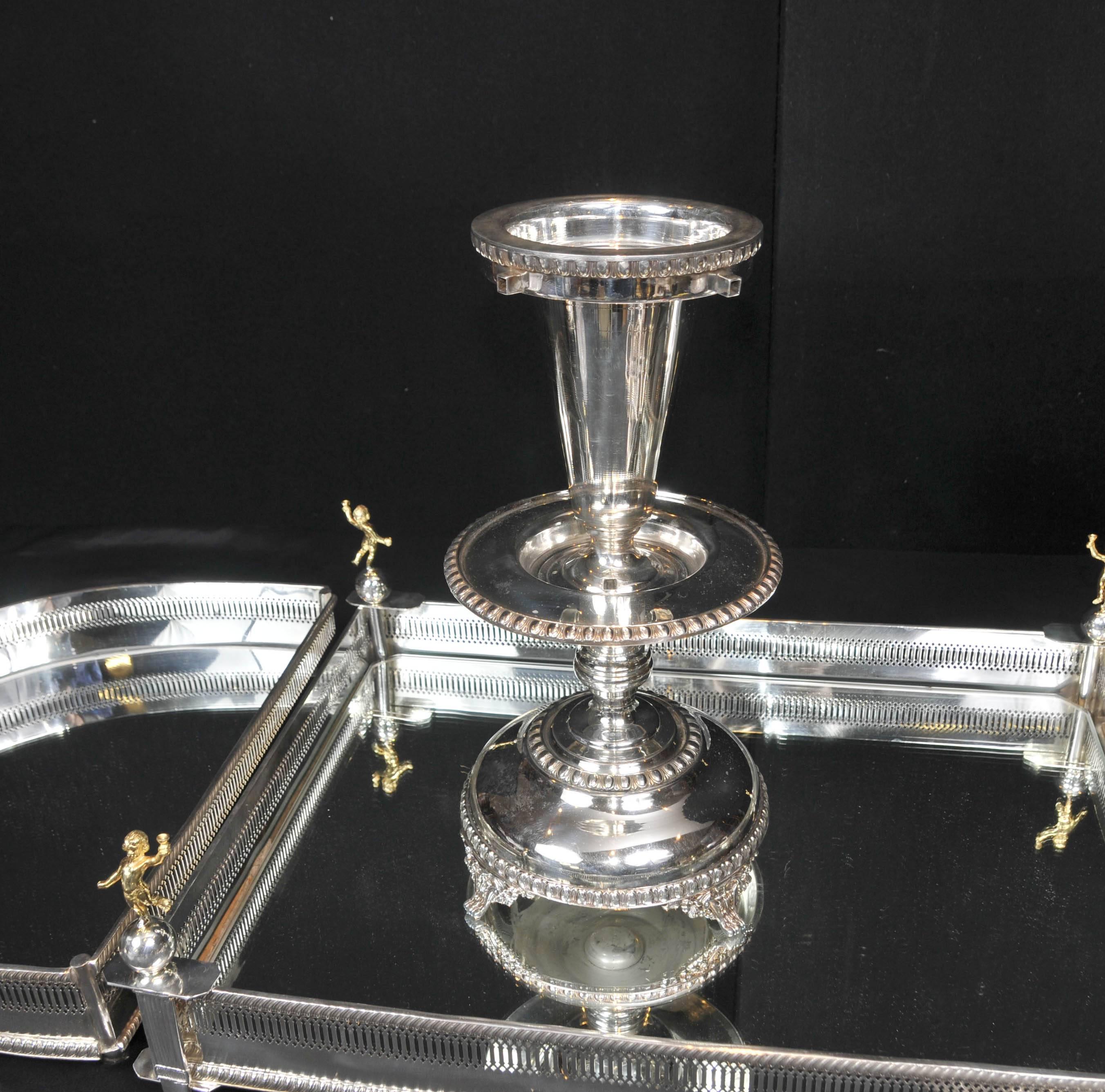 English Sheffield Silver Plate Centrepiece Bowl For Sale 1