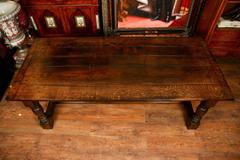 Extending Oak Refectory Table Farmhouse Dining Table