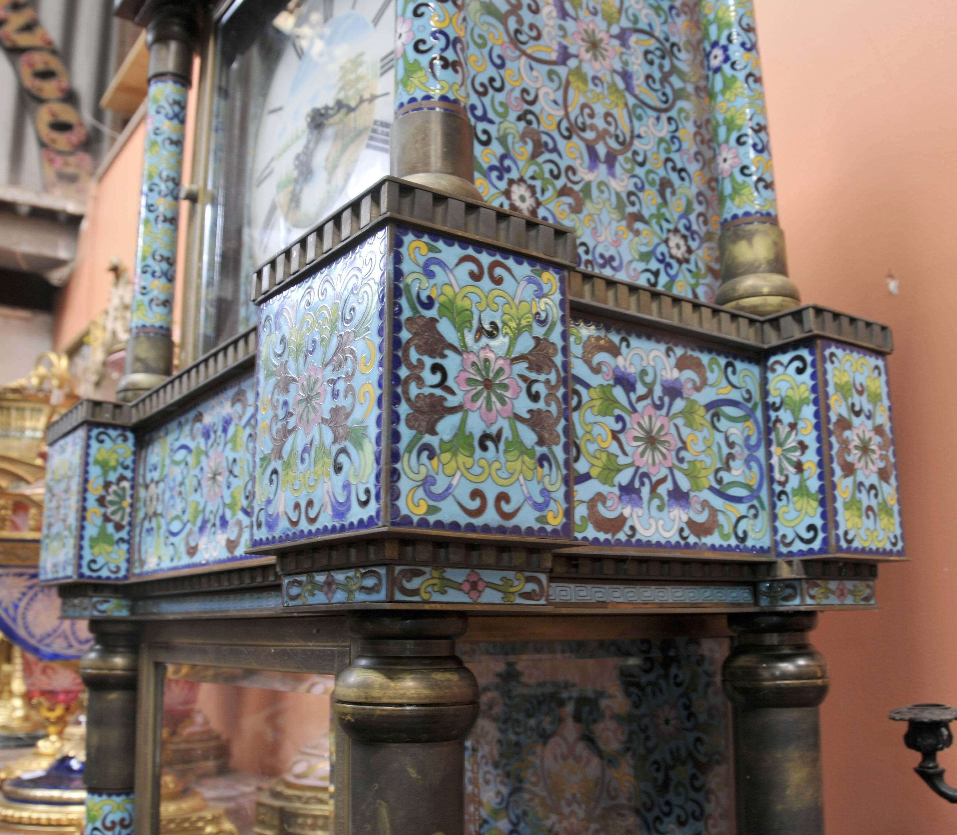 chinese grandfather clock