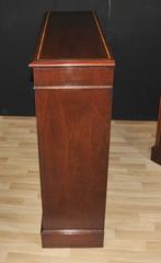 Pair of Open Sheraton Regency style Mahogany Bookcases