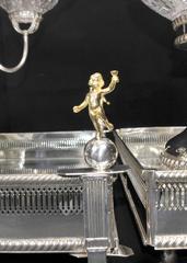 English Sheffield Silver Plate Centrepiece Bowl Dish Epergne