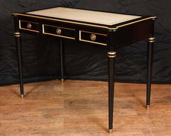 Regency Lacquer Desk Writing Table Bureau Plat