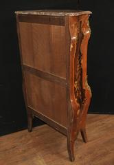 French Antique Escritoire Desk Chest 1900 Inlaid Empire