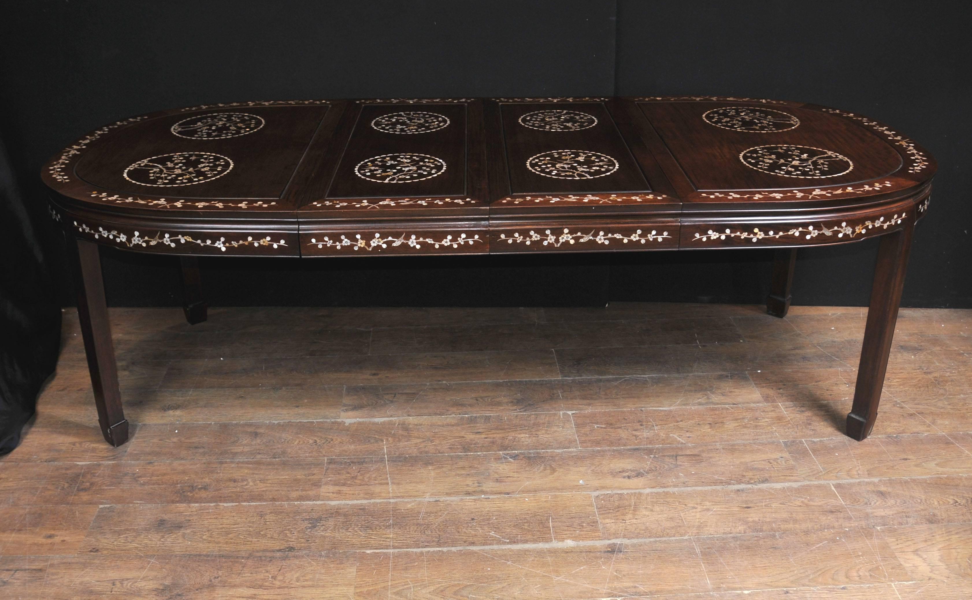 antique asian dining table