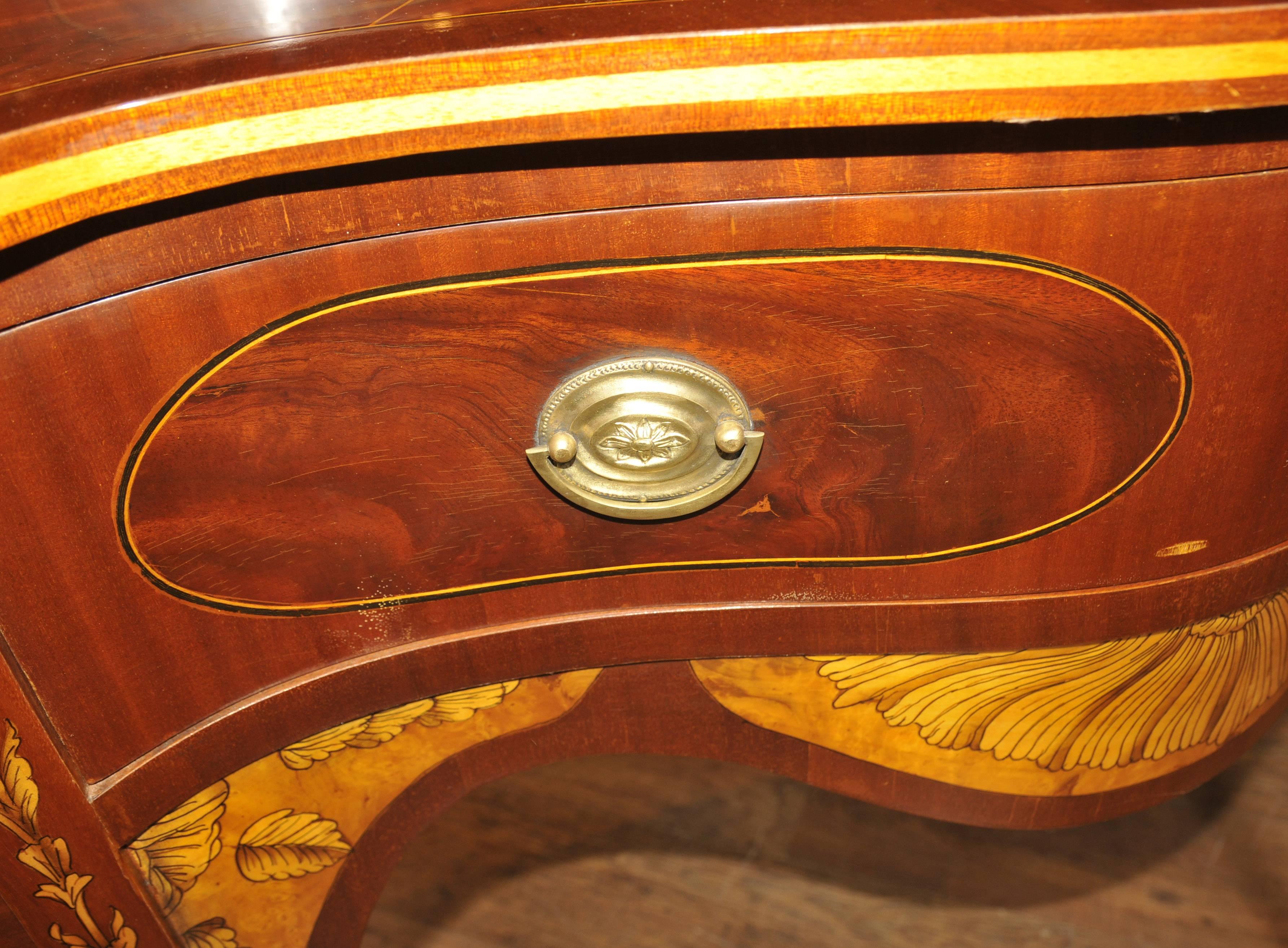 Hepplewhite Style Mahogany Sideboard Server Buffet For Sale 3