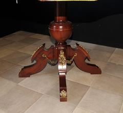 French Louis XVI Style Centre Table Center Marble Topped