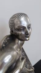 Art Deco Bronze Beauty of Paris Statue by Joe Descomps