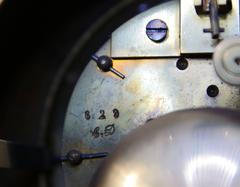 Antique French Empire Cloisonné́ Mantle Clock Rococo Ormolu Cherub