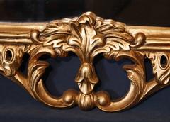 English Chippendale Gilt Mantle Mirror Rococo Landscape Mirrors