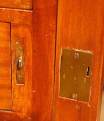 Antique Victorian Wellington Chest Mahogany Campaign Furniture