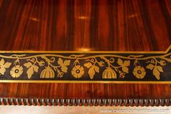 English Regency style Octagonal Centre Table Dining Brass Inlay