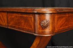 Regency Style Walnut Console Table Sofa Hall Tables
