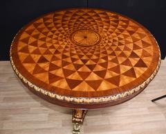 English Regency Style Spyrograph Centre Table