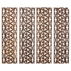 Set of 12 Gothic Style Cast Iron Floor Grills 11.75m (38ft)