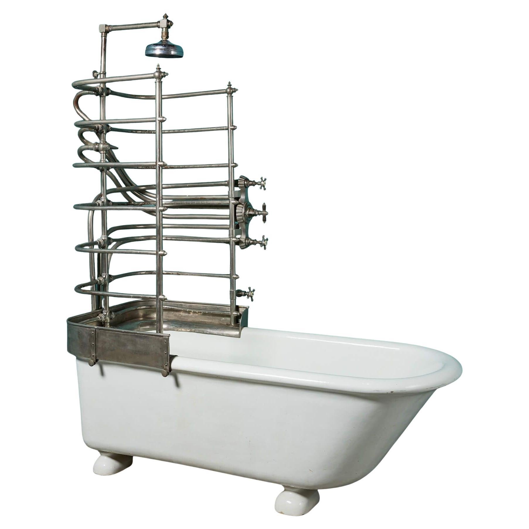 Antique Canopy Bath & Shower For Sale