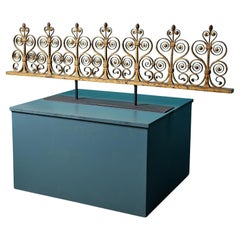 Antique Wrought Iron Gate Pediment