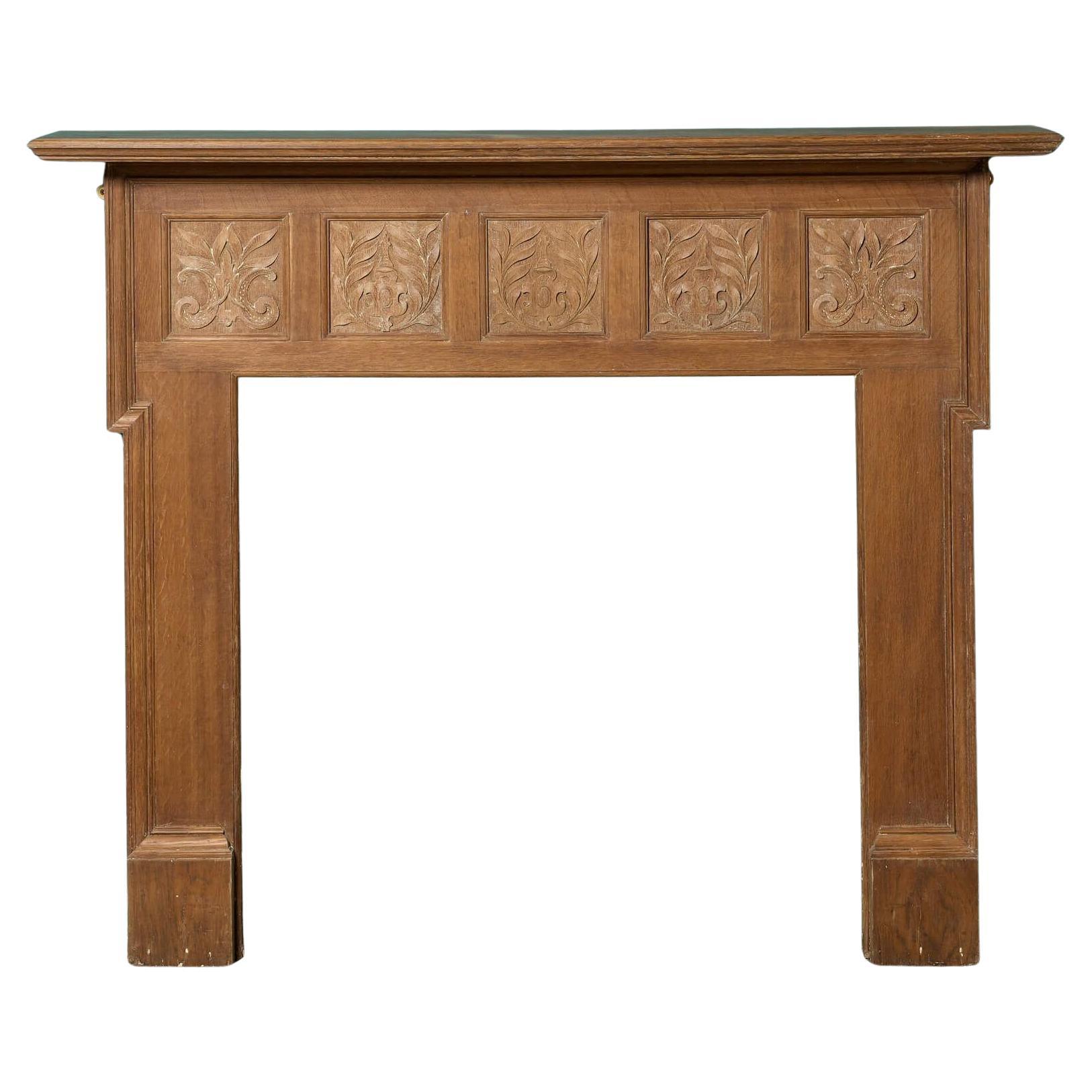 Cheminée ancienne victorienne en Oak Oak