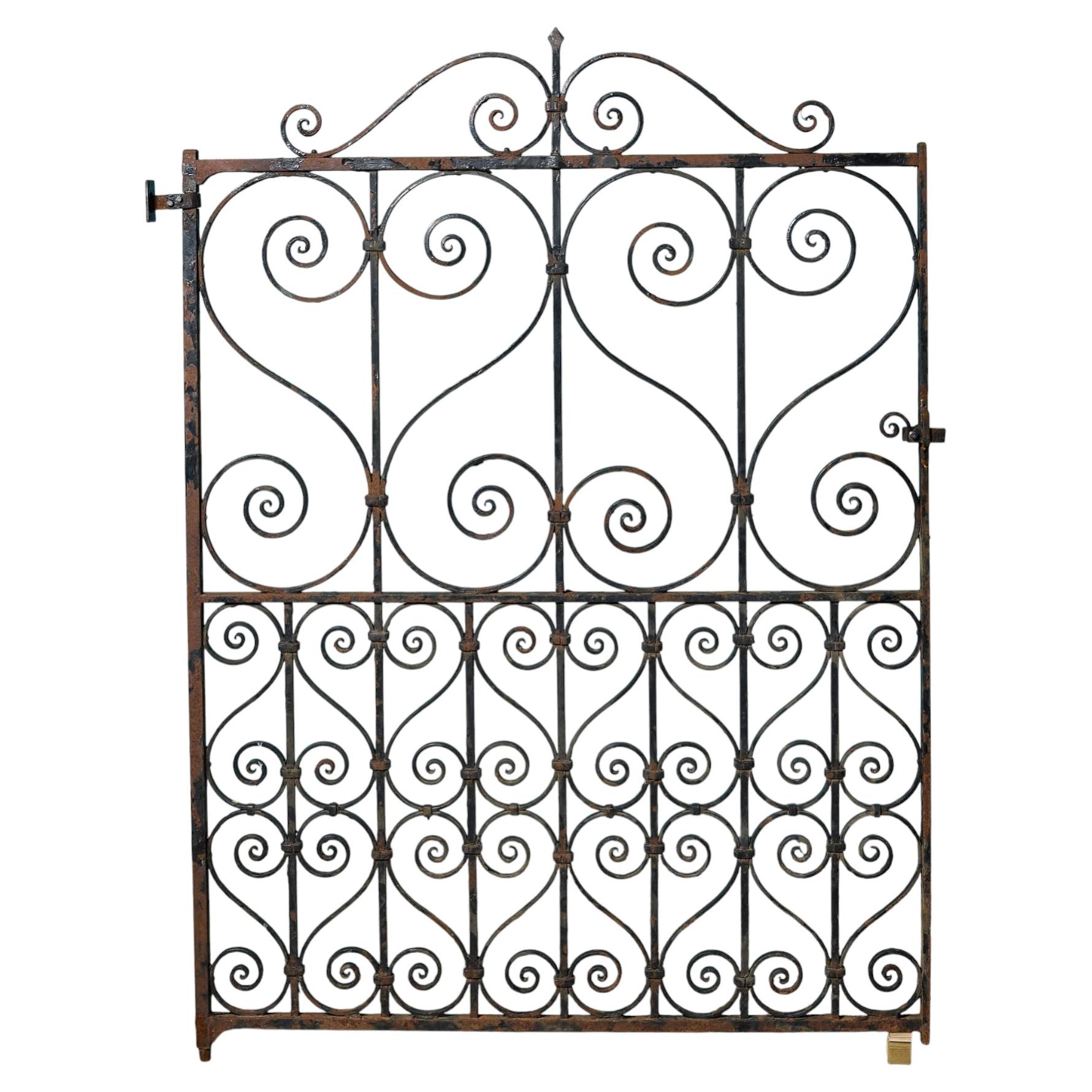 Victorian Wrought Iron Decorative Gate