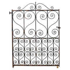 Victorian Wrought Iron Decorative Gate