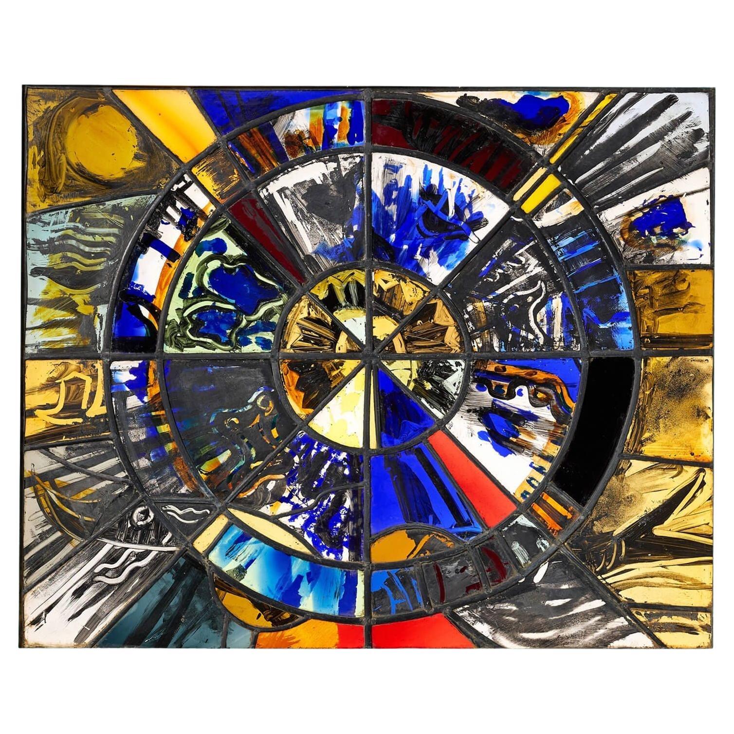 Patrick Reyntiens (B.1925) Vidriera moderna