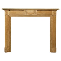 Antique Regency Style Wooden Fire Mantel