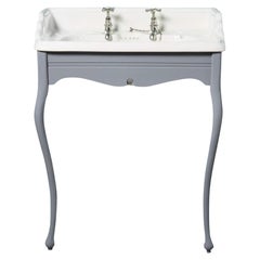Antique Victorian Sink with Primed Cast Iron Stand