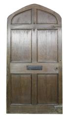 19th Century Arched Oak Front Door