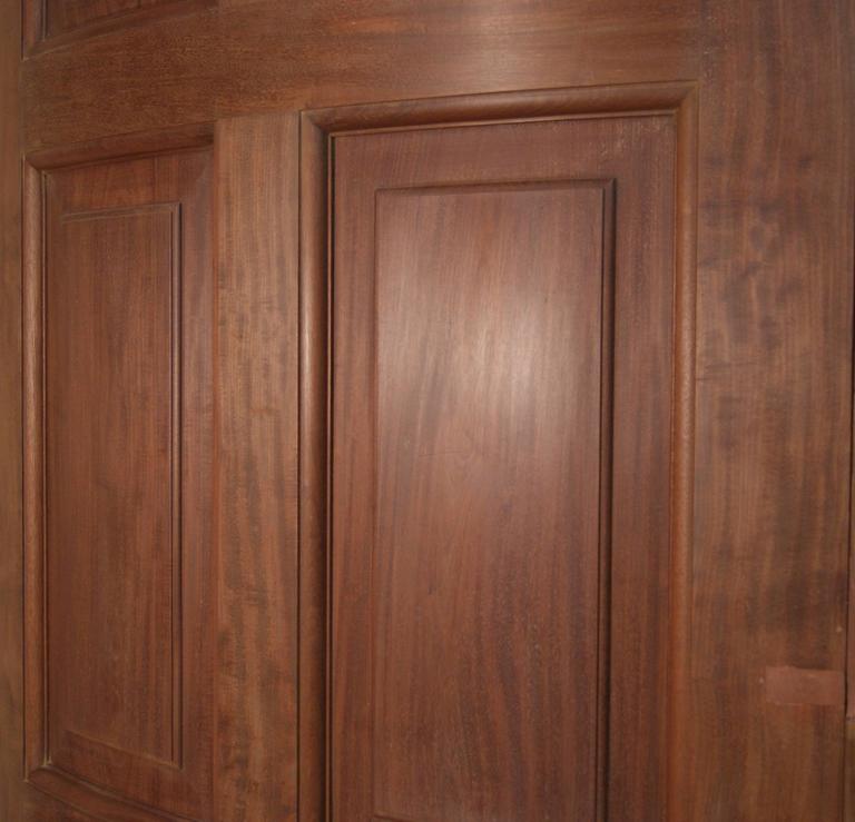 Pair of Superb Quality Curved Antique Mahogany Doors For Sale at 1stDibs