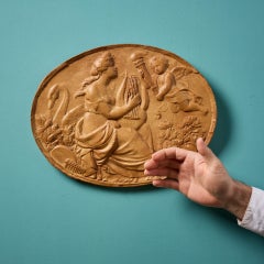 19th Century French Terracotta Neoclassical Wall Plaque