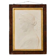 Antique Relief Plaster of Saint Helena After Desiderio da Settignano