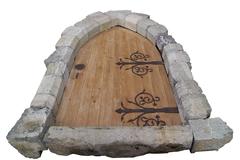 Large and Complete 19th Century Gothic Limestone Doorway