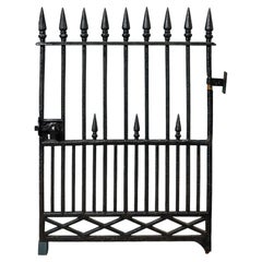Antique Cast Iron Pedestrian Gate