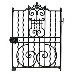 Antique Cast Iron Pedestrian Gate