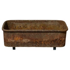 19th Century Victorian Cast Iron Garden Trough