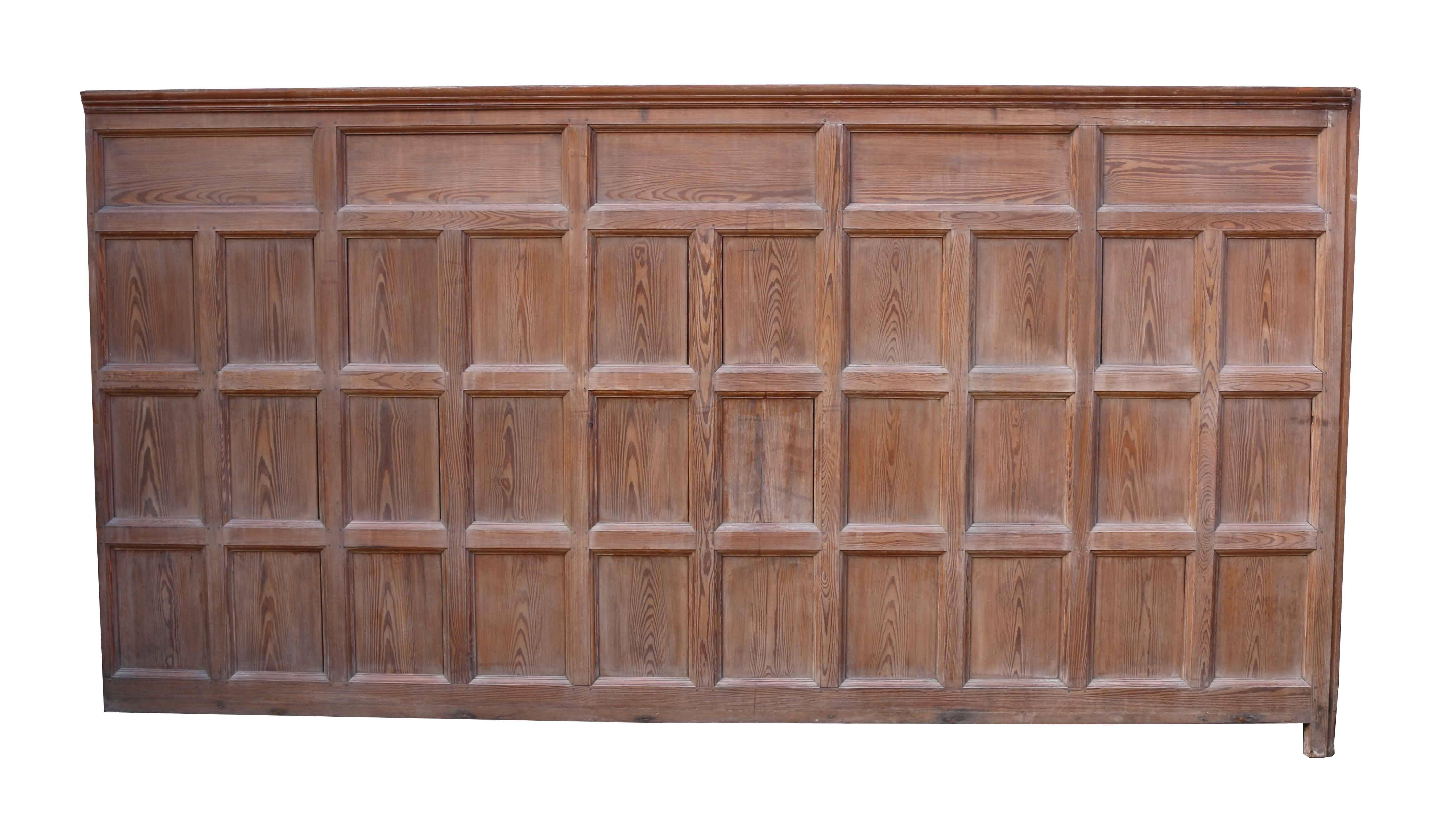 Antique Pine Room Panelling In Excellent Condition In Wormelow, Herefordshire