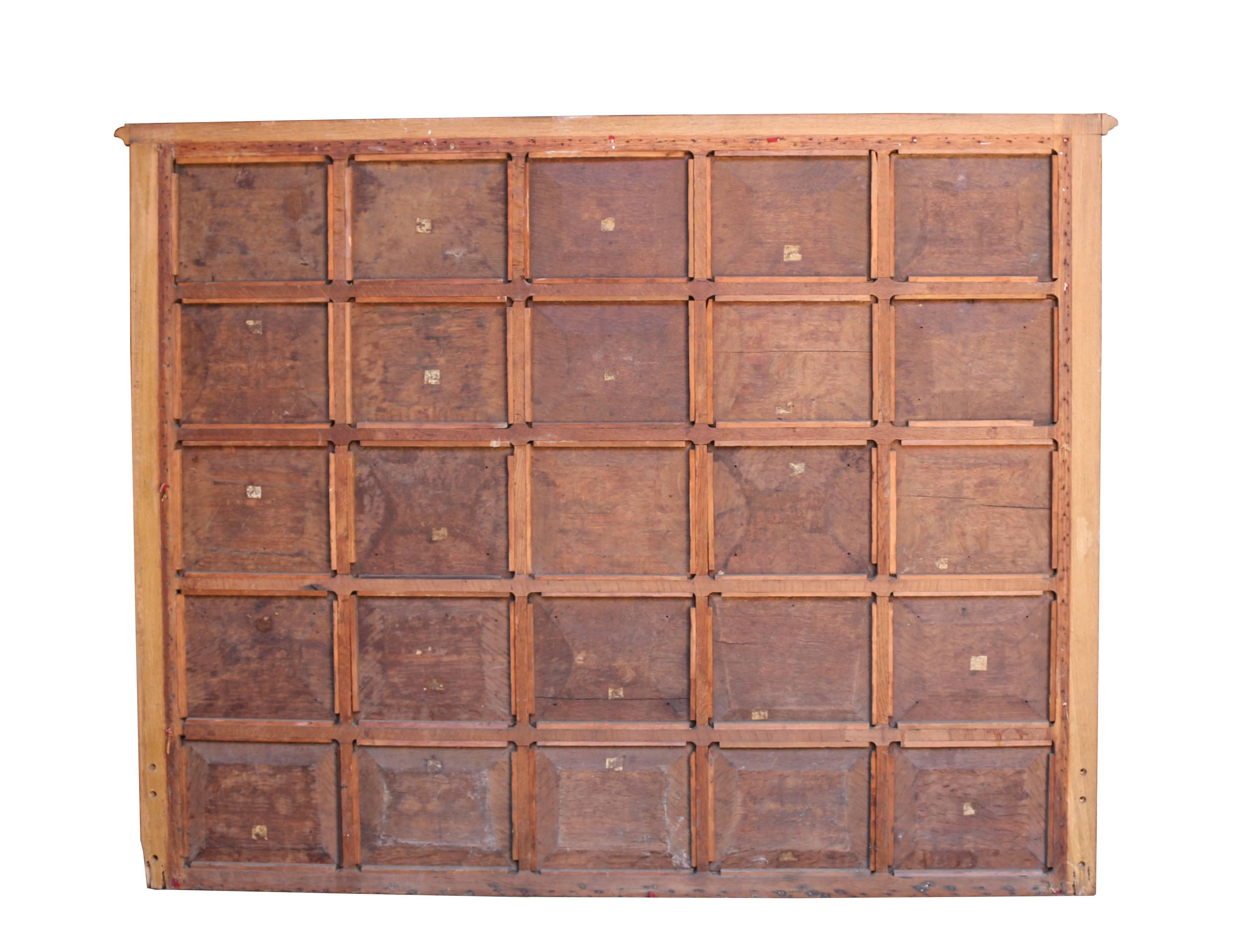 antique oak panelling