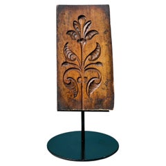 Antique Carved Wooden Leaf Mould Ex. Tucker Collection