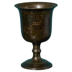 Antique Bronze Goblet Dated 1218