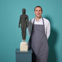 Giovanni Domenico Giannelli (1775-1841) Statue en plâtre représentant une déesse égyptienne