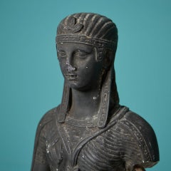 Giovanni Domenico Giannelli (1775-1841) Statue en plâtre représentant une déesse égyptienne