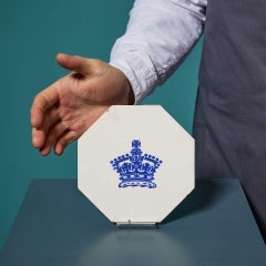 Reclaimed Minton Hollins & Co. Victoria and Albert Museum Crown Tile