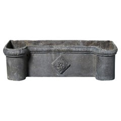 Antique Georgian Lead Rainwater Hopper Planter