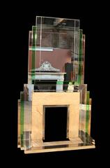 Very Rare Art Deco Fire Surround by Bratt Colbran