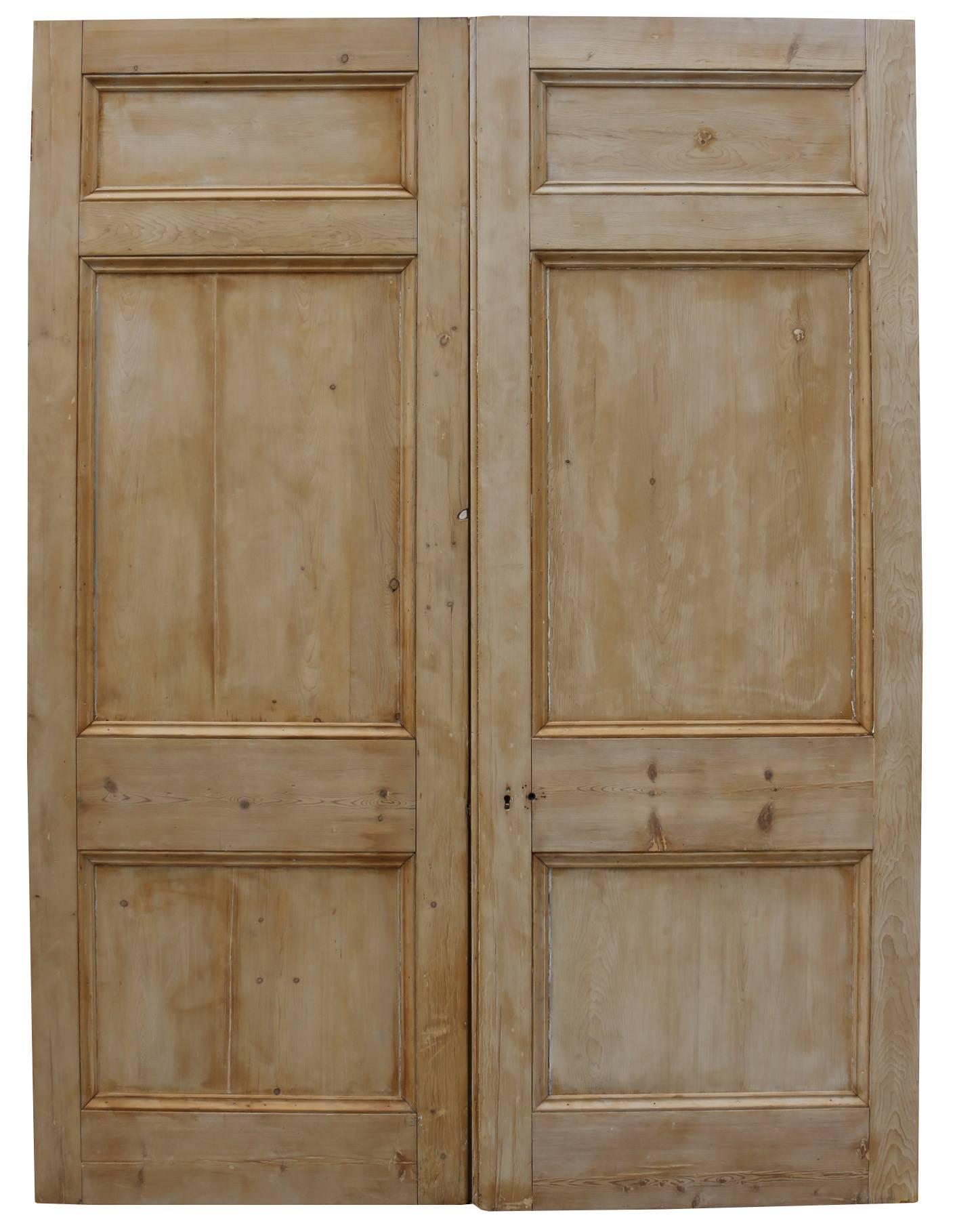 There are no hinges or fixtures included with these doors.
They are for interior use only.