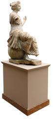 Rare Coade Stone Statue of Britannia Dated, 1788