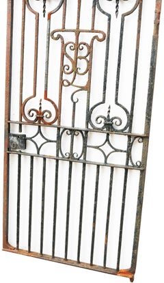 Tall Wrought Iron Pedestrian Gate