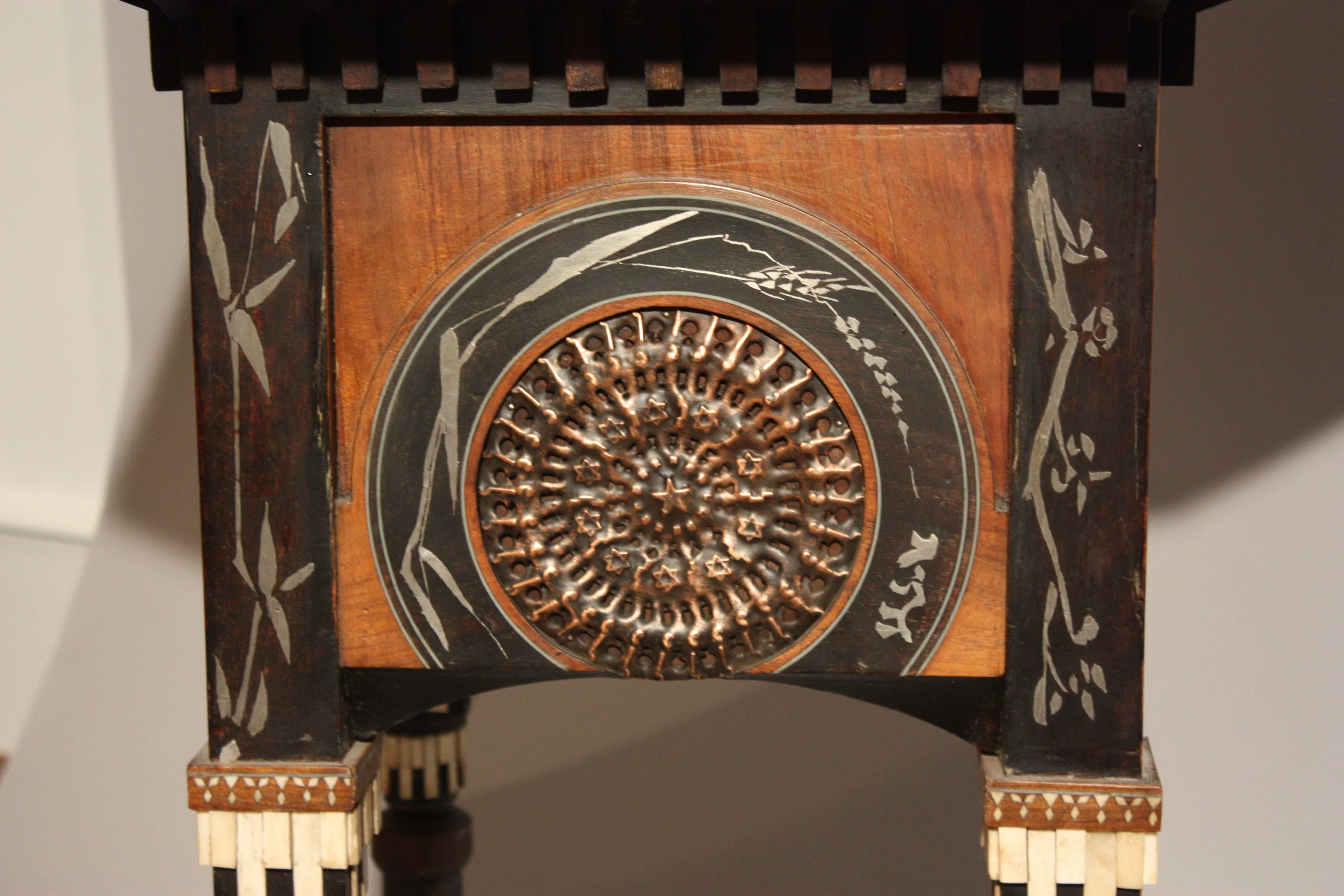 French Carlo Bugatti 1900s Occasional Table