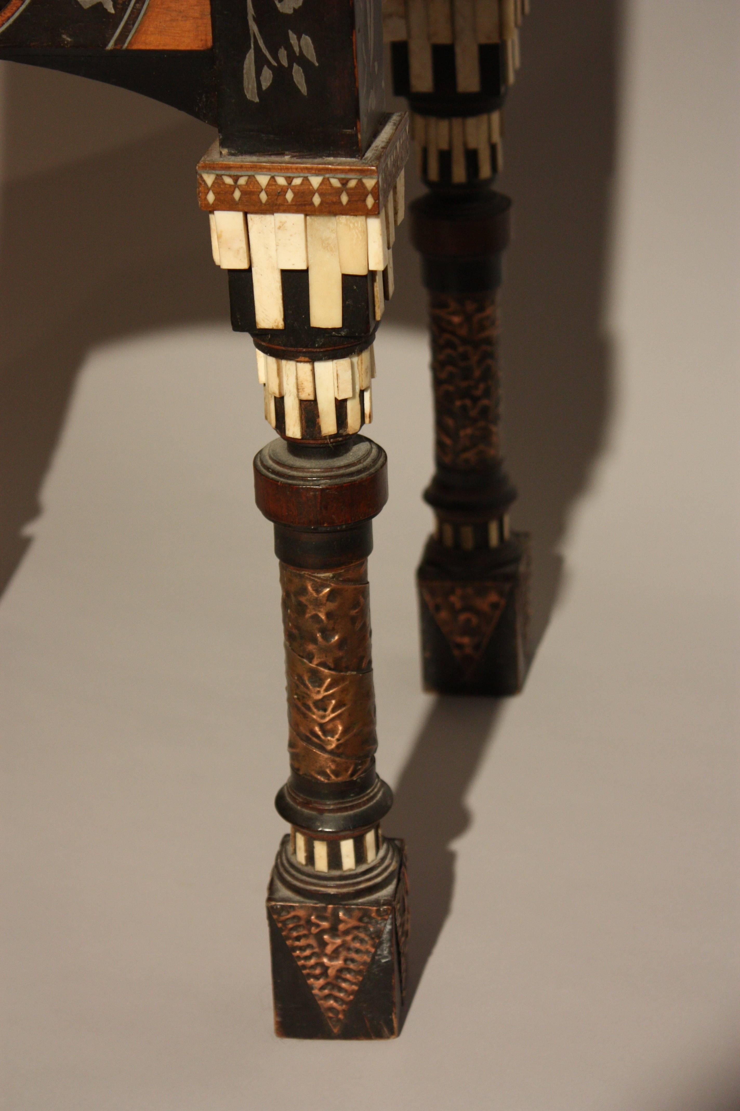 Bone Carlo Bugatti 1900s Occasional Table