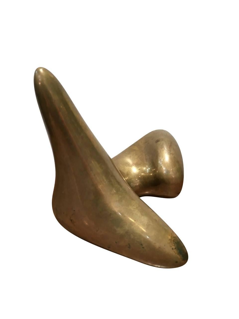 Jean Arp 1958 Gilded Bronze Sculpture 