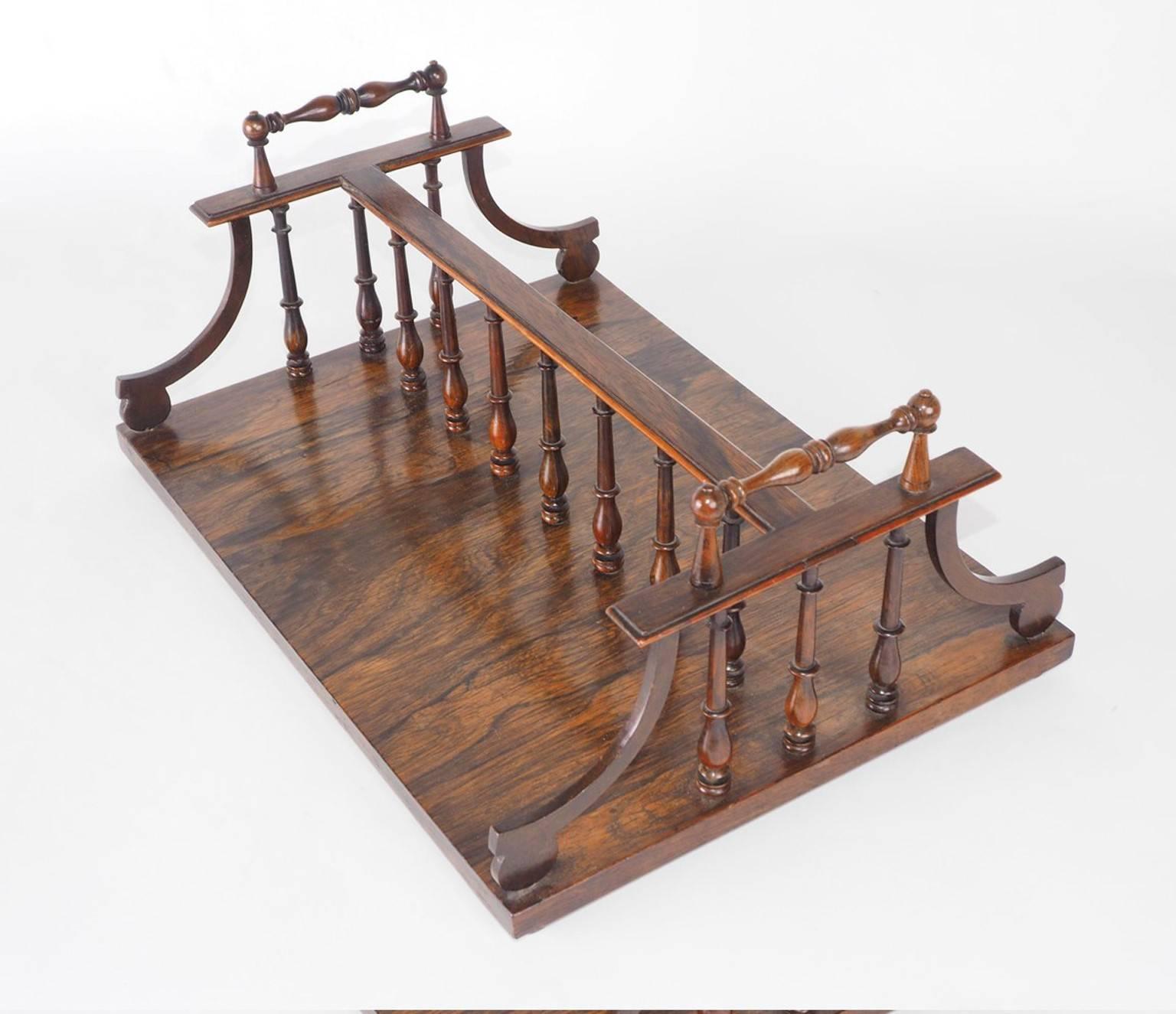 Regency Rosewood Book Tray 2